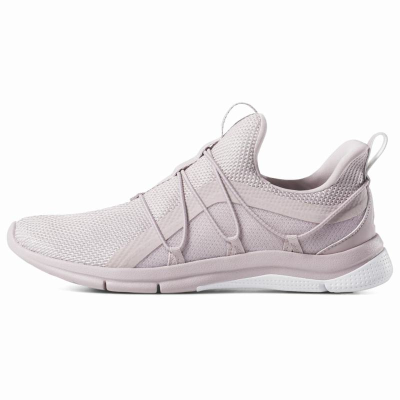 Adidasi Alergare Reebok Print Her 3.0 Lace Dama Gri/Albi Romania YD9832WZ
